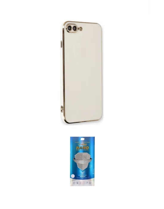 ieg™ iPhone 7 Plus Kılıf Yankı Serisi - Şeffaf Royal Nano Ekran Koruyucu