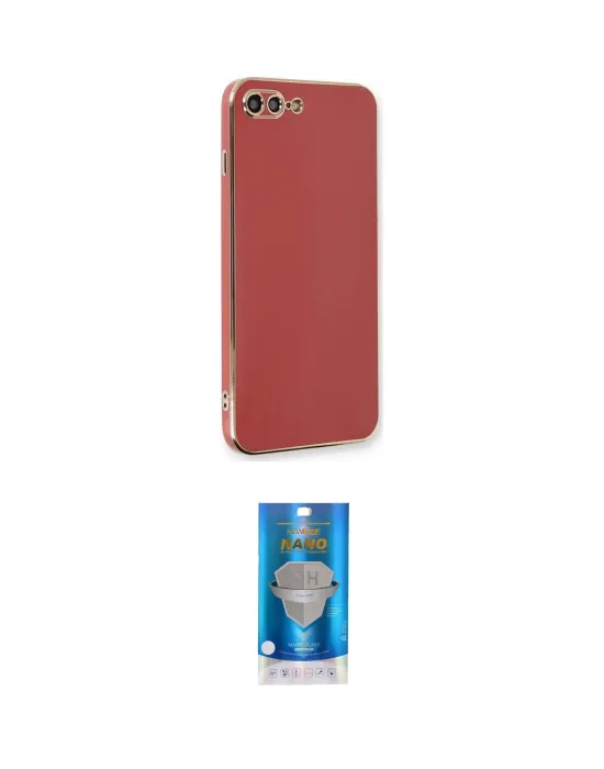 ieg™ iPhone 7 Plus Kılıf Yankı Serisi - Şeffaf Royal Nano Ekran Koruyucu
