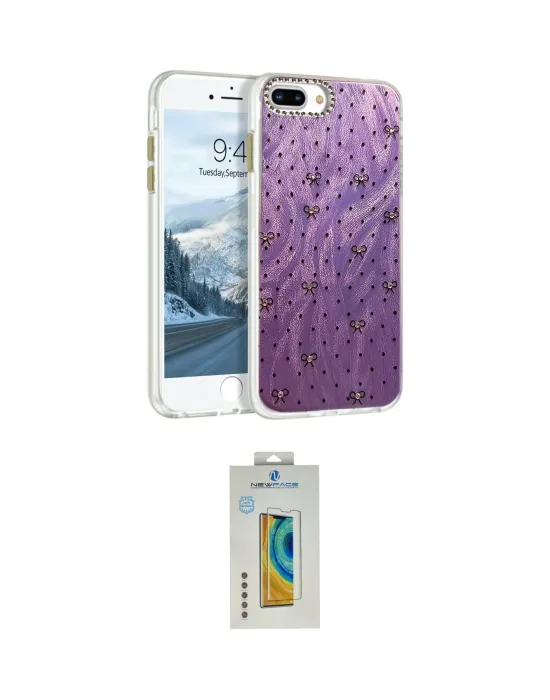 ieg™ iPhone 7 Plus Kılıf Zirve Modern Prime - Siyah Polymer Nano Ekran Koruyucu