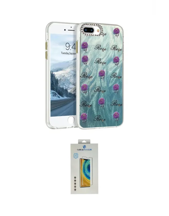 ieg™ iPhone 7 Plus Kılıf Zirve Modern Prime - Siyah Polymer Nano Ekran Koruyucu