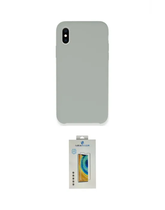ieg™ iPhone XS Max Kılıf Zirve Modern Özel Seri - Siyah Polymer Nano Ekran Koruyucu