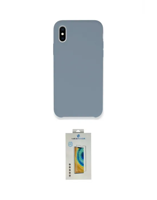 ieg™ iPhone XS Max Kılıf Zirve Modern Özel Seri - Siyah Polymer Nano Ekran Koruyucu