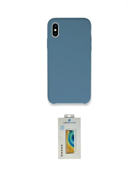 ieg™ iPhone XS Max Kılıf Zirve Modern Özel Seri - Siyah Polymer Nano Ekran Koruyucu