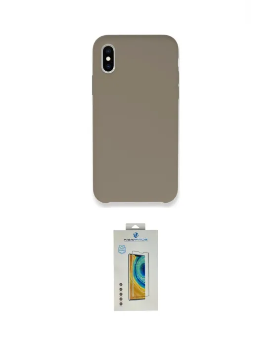 ieg™ iPhone XS Max Kılıf Zirve Modern Özel Seri - Siyah Polymer Nano Ekran Koruyucu
