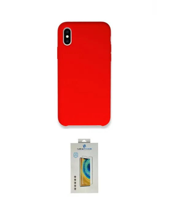 ieg™ iPhone XS Max Kılıf Zirve Modern Özel Seri - Siyah Polymer Nano Ekran Koruyucu