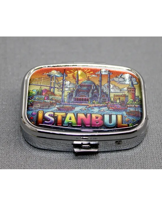 İstanbul Temalı İlaç Kutusu - Model 12