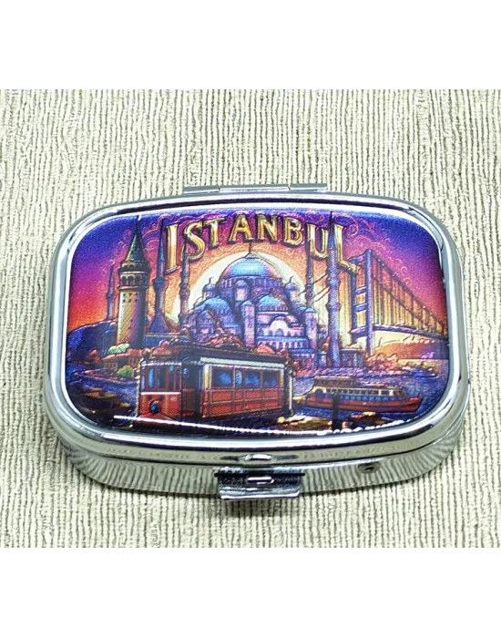 İstanbul Temalı İlaç Kutusu - Model 8