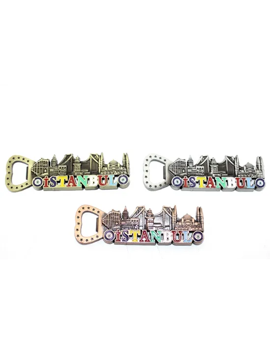 İstanbul Temalı Metal Magnet ve Açacak Model 3