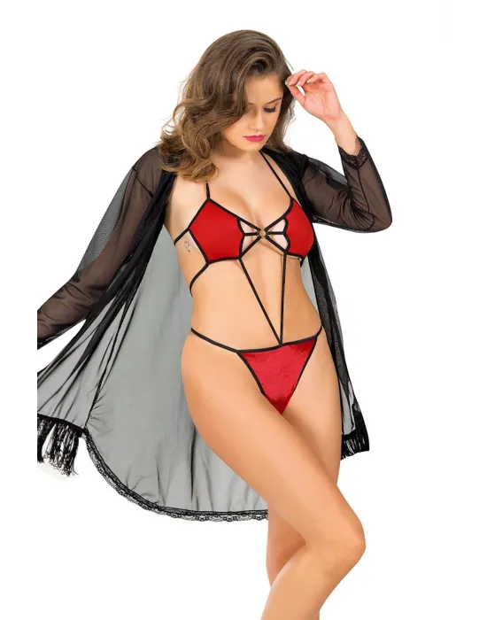 ieg™ Kırmızı Fantezi 2 Li Takım - 1358
