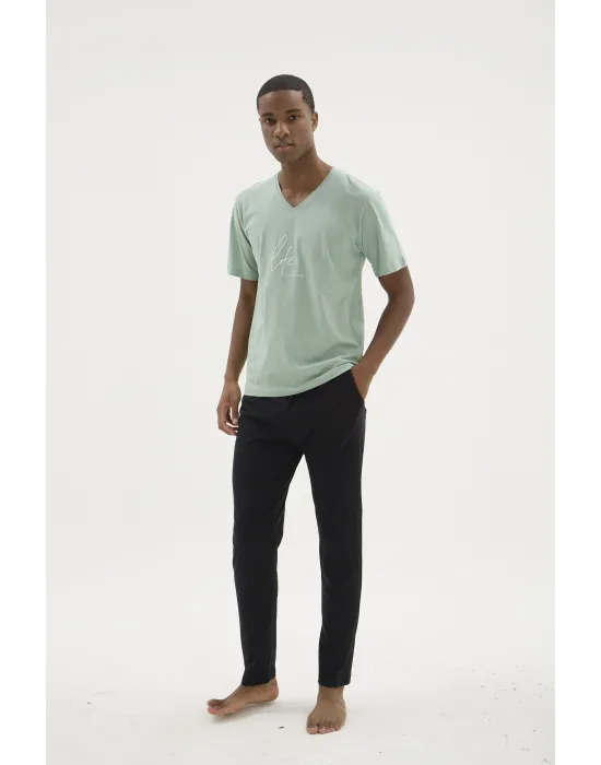 ieg™  KKT-26152 Erkek V Yaka Pijama Takımı