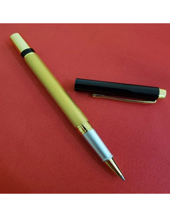 Kutulu Metal Roller Gold Siyah Kalem