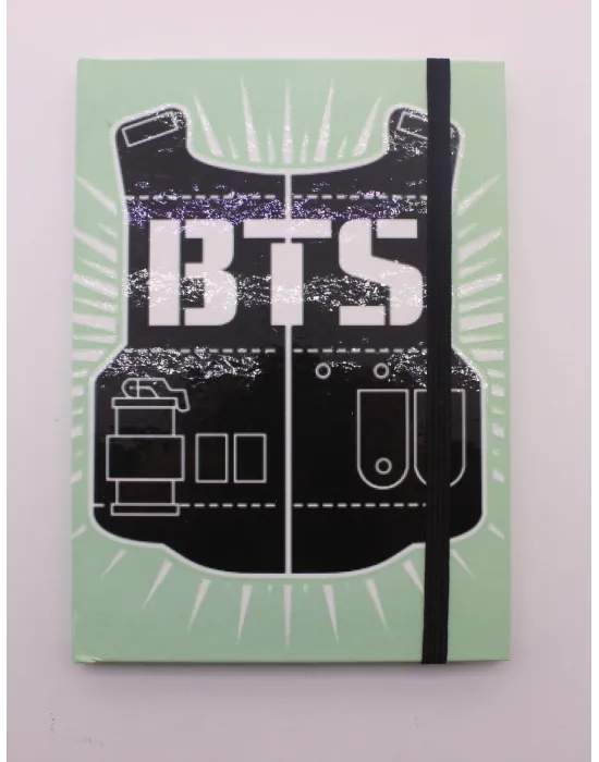 Lastikli Noktalı Sert Kapak BTS Defter