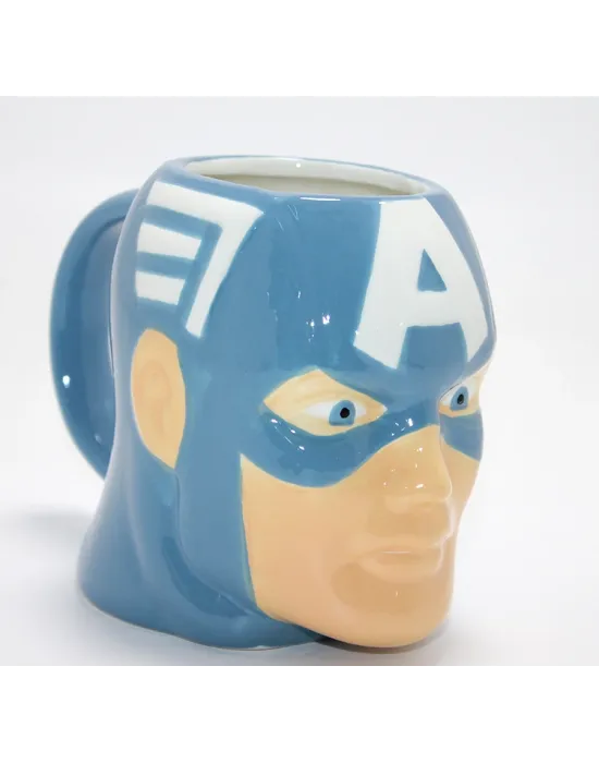 Marvel Captain America (Kaptan Amerika) 3D Kabartmalı  Kupa Bardak