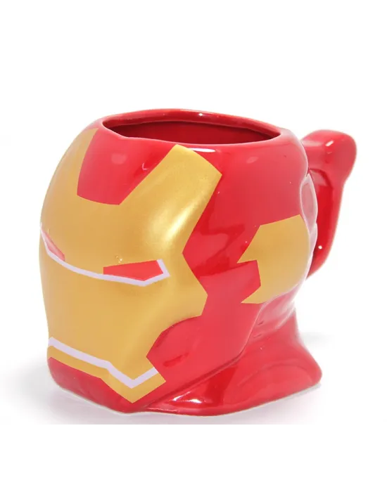 Marvel Iron Man Kabartmalı Kask Tasarımlı Kupa Bardak