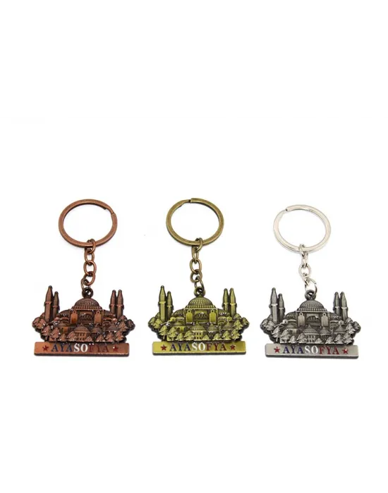 Metal Ayasofya Anahtarlık