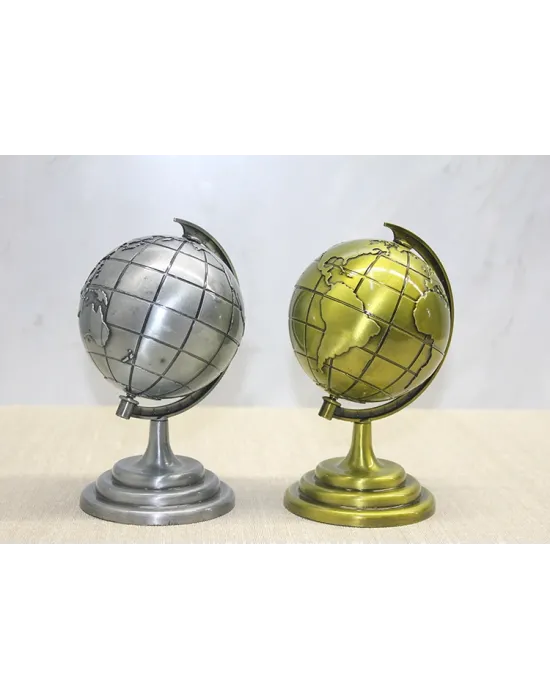 Metal Dünya Küre Model 1