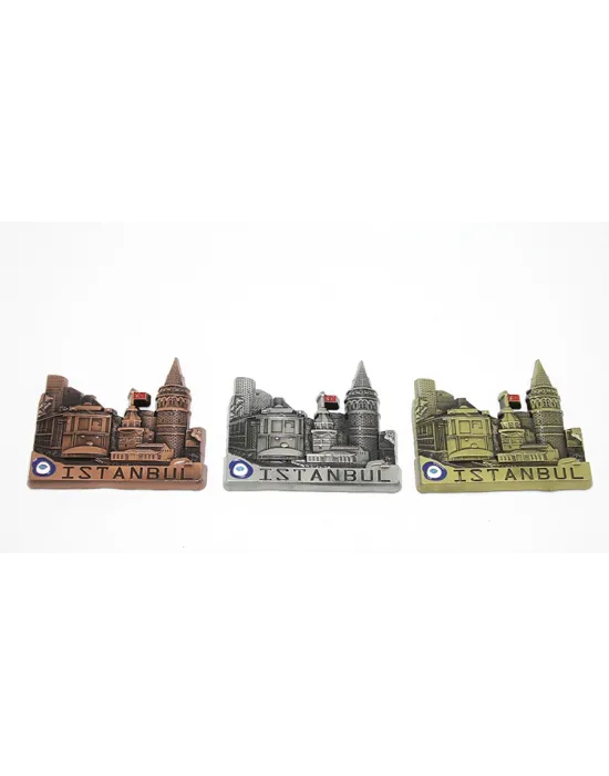 Metal İstanbul Temalı Yöresel Magnet Model 3