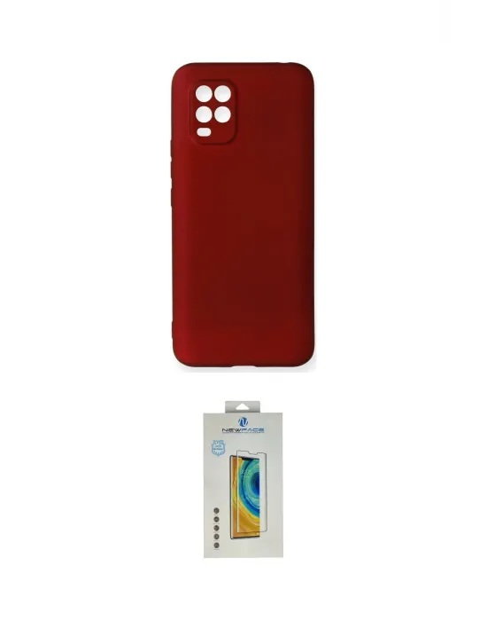 ieg™ Mi 10 Lite Kılıf Kozmos Yansıma Özel Seri - Şeffaf Polymer Nano Ekran Koruyucu