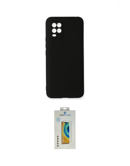 ieg™ Mi 10 Lite Kılıf Kozmos Yansıma Özel Seri - Şeffaf Polymer Nano Ekran Koruyucu