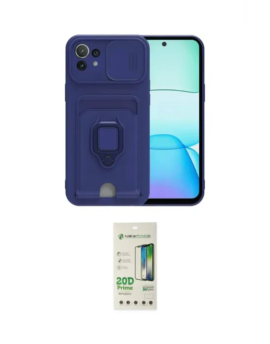 ieg™ Mİ 11 Lite Kılıf Vadi Form Prime - Siyah 20D Premium Cam Ekran Koruyucu