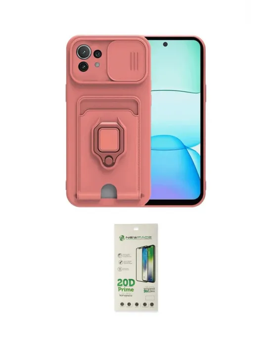 ieg™ Mİ 11 Lite Kılıf Vadi Form Prime - Siyah 20D Premium Cam Ekran Koruyucu