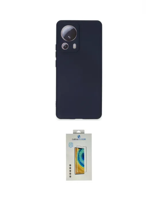 ieg™ Mi 13 Lite Kılıf Ahenk Serisi - Siyah Polymer Nano Ekran Koruyucu