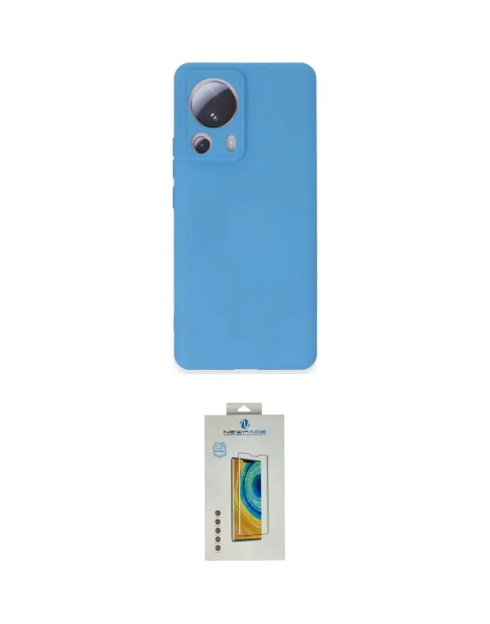 ieg™ Mi 13 Lite Kılıf Ahenk Serisi - Siyah Polymer Nano Ekran Koruyucu