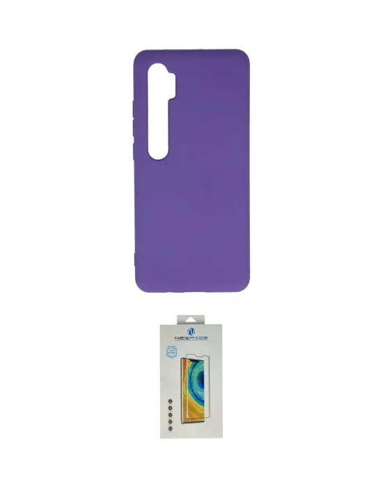 ieg™ Mi Note 10 Lite Kılıf Ahenk Serisi - Şeffaf Polymer Nano Ekran Koruyucu