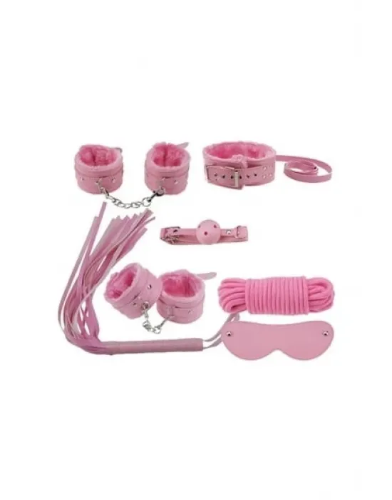 ieg™ Nıghtlıght 8014 Fantezi 7Li Kırbaç Ve Kelepçe Set