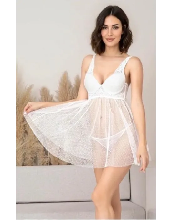 ieg™ Nurteks 5402 Kısa Tül Gecelik