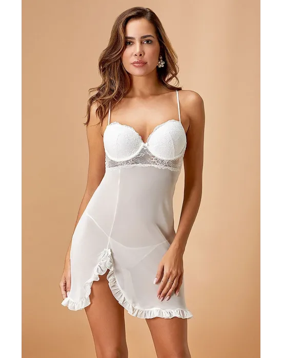 ieg™ Nurteks 5736 Kısa Şifon Gecelik