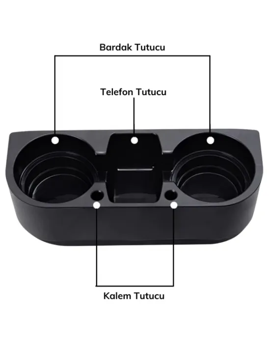 Oto Koltuk Yanı Bardak Tutucu Organizer