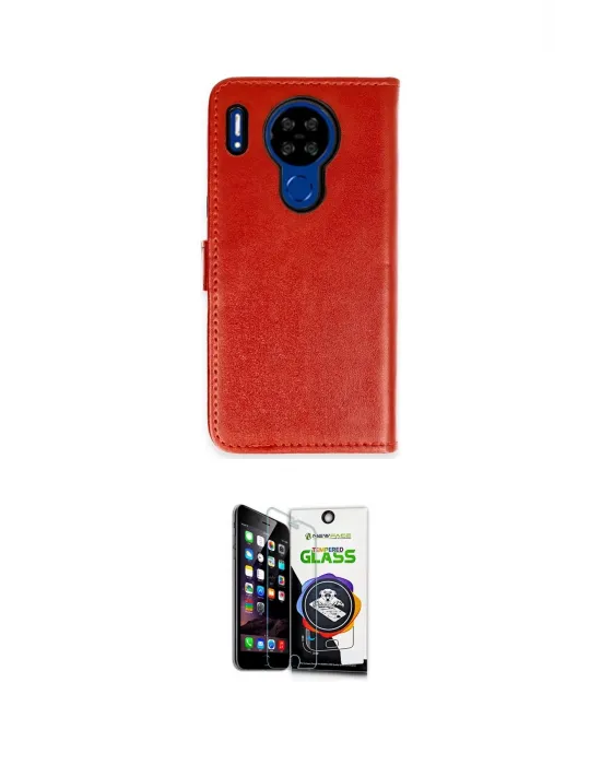 ieg™ P13 Blue Max Lite Kılıf Siluet Işık Serisi - Şeffaf Temperli Cam Ekran Koruyucu