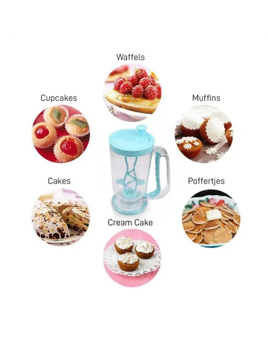 ieg™ Pancake Machine Mikser Krep Makinesi Hamur Dağıtıcı Mekanizmalı