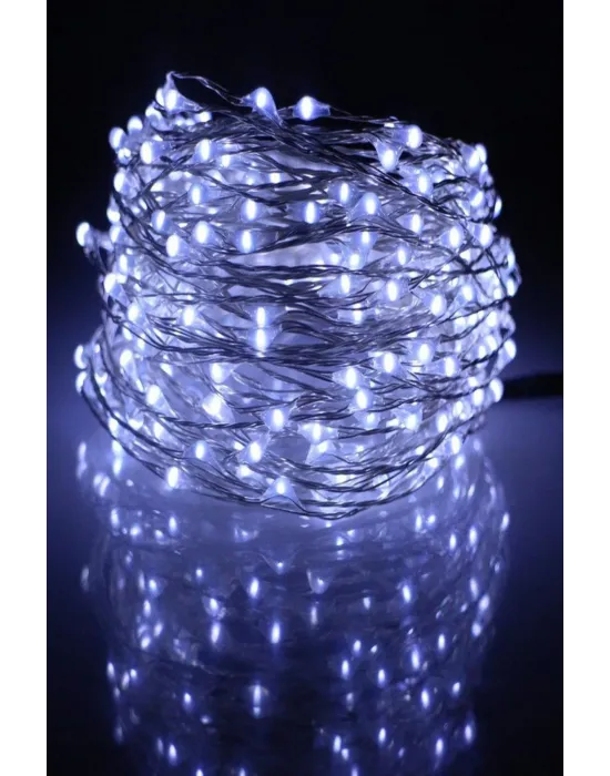 ieg™ Peri Led Işık 5 Metre Beyaz  Dekor Lambası 50 Ledli