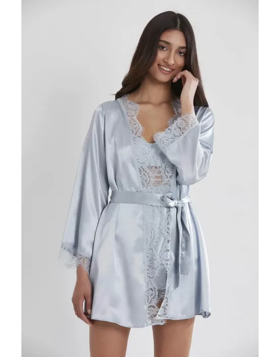 ieg™ Pierre Cardin 2490 Bayan Sabahlıklı Saten Şort Takım
