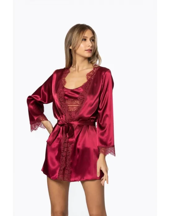 ieg™ Pierre Cardin 2490 Bayan Sabahlıklı Saten Şort Takım
