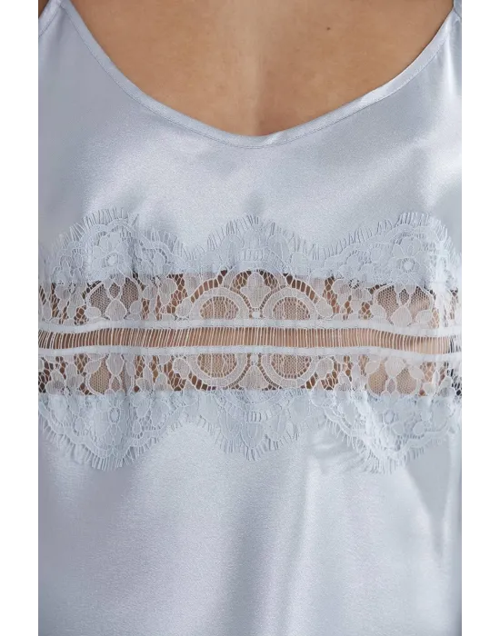 ieg™ Pierre Cardin 2490 Bayan Sabahlıklı Saten Şort Takım
