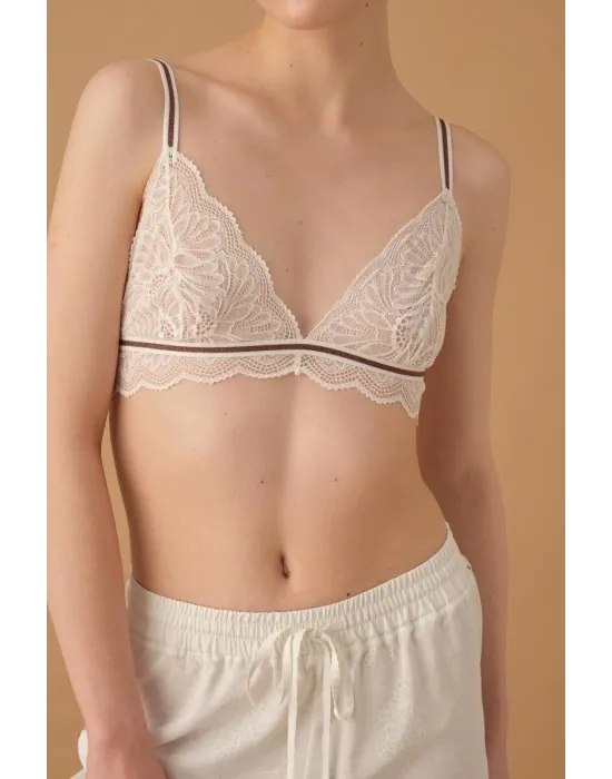 ieg™ Pierre Cardin 25235 Kadın 3Lü Braletli Biyeli Pijama Takım