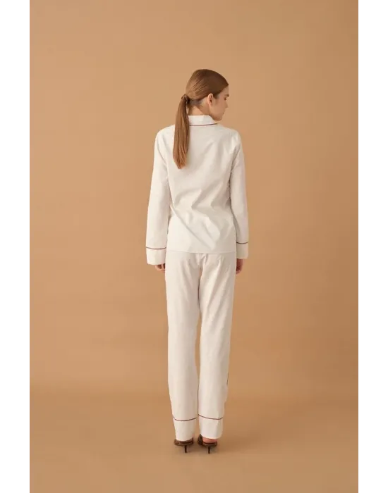ieg™ Pierre Cardin 25235 Kadın 3Lü Braletli Biyeli Pijama Takım