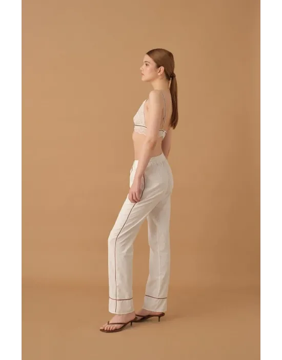 ieg™ Pierre Cardin 25235 Kadın 3Lü Braletli Biyeli Pijama Takım