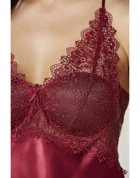 ieg™ Pierre Cardin 6040 Kısa Gecelikli 6lı İpek Set