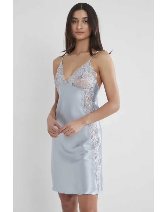 ieg™ Pierre Cardin 624 Bayan Battal Kısa Saten Gecelik