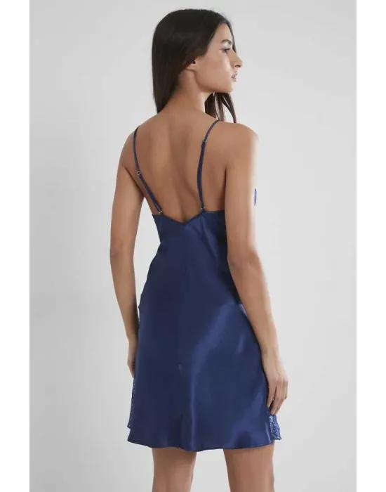 ieg™ Pierre Cardin 624 Bayan Battal Kısa Saten Gecelik