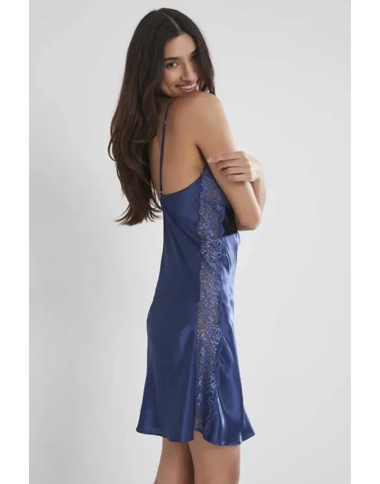 ieg™ Pierre Cardin 624 Bayan Battal Kısa Saten Gecelik