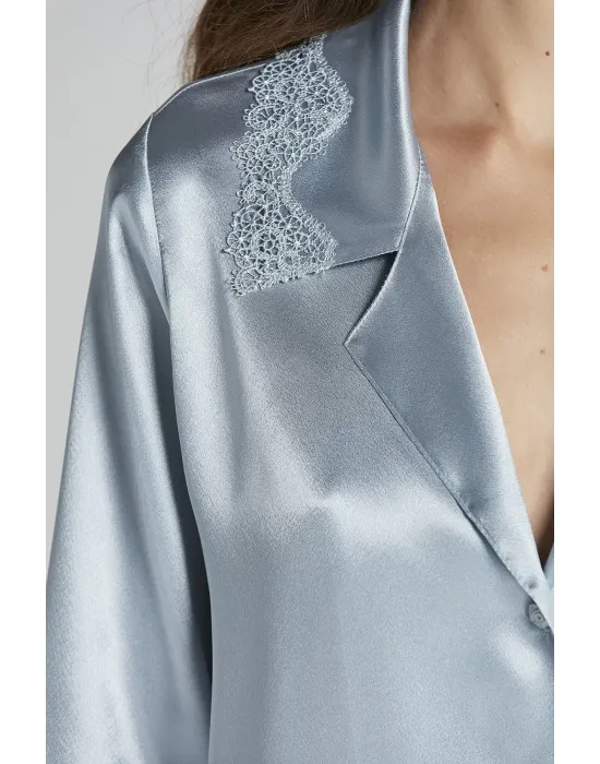 ieg™ Pierre Cardin 6965 Bayan 6lı Saten Gecelik Sabahlık
