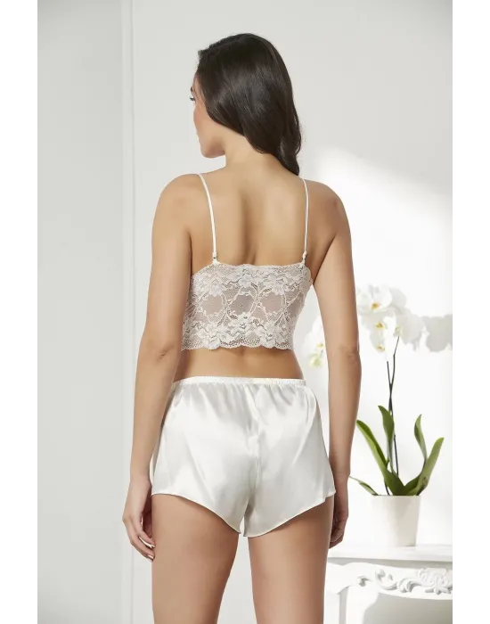 ieg™ Pierre Cardin 7005 Sabahlıklı Şort Gecelik Takım