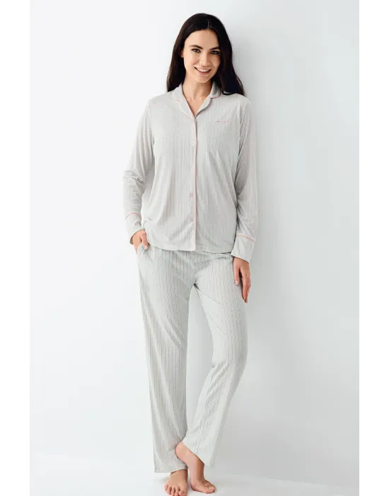 ieg™ Pierre Cardin 9051-S Gömlek Pijama Takımı