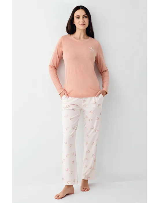 ieg™ Pierre Cardin 9061-S Kadın Uzun Kol Pijama Takım