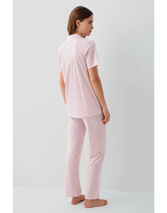 ieg™ Pierre Cardin 9204-S Kadın Gömlek Pijama Takım